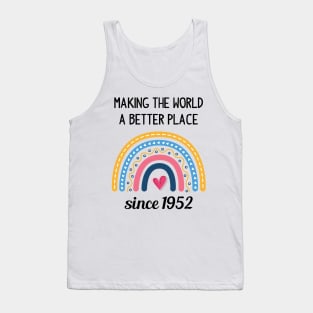 Making The World Better Since 1952 71st Birthday 71 Years Old Tank Top